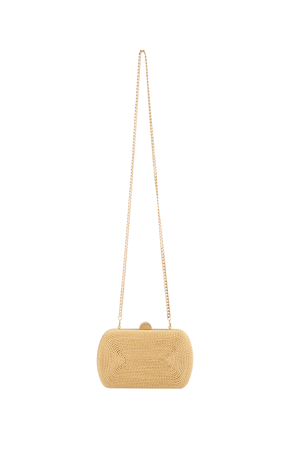 Bags OS / GOLD MARTINA COILED ROPE CLUTCH IN GOLD