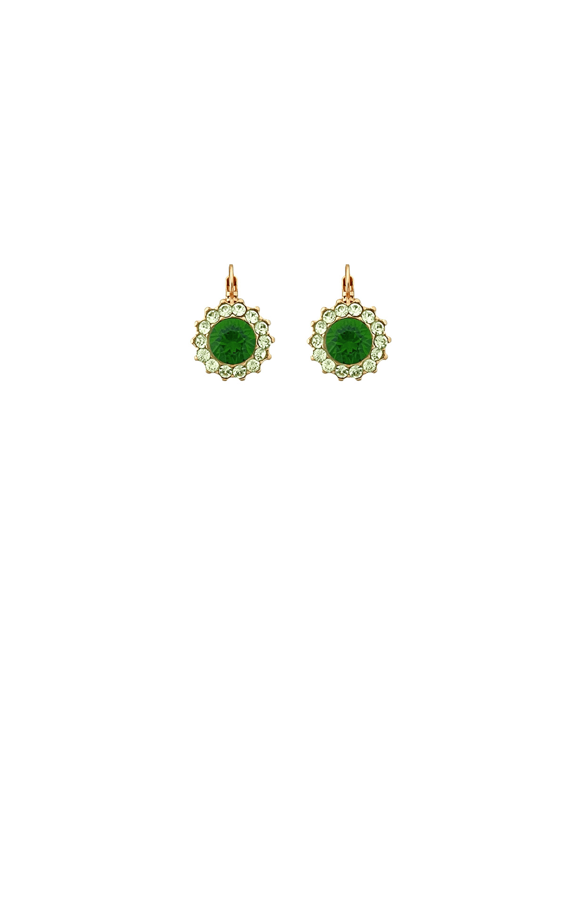 Earrings OS / EMERALD GLEAM MIAMI EARRING IN EMERALD GLEAM