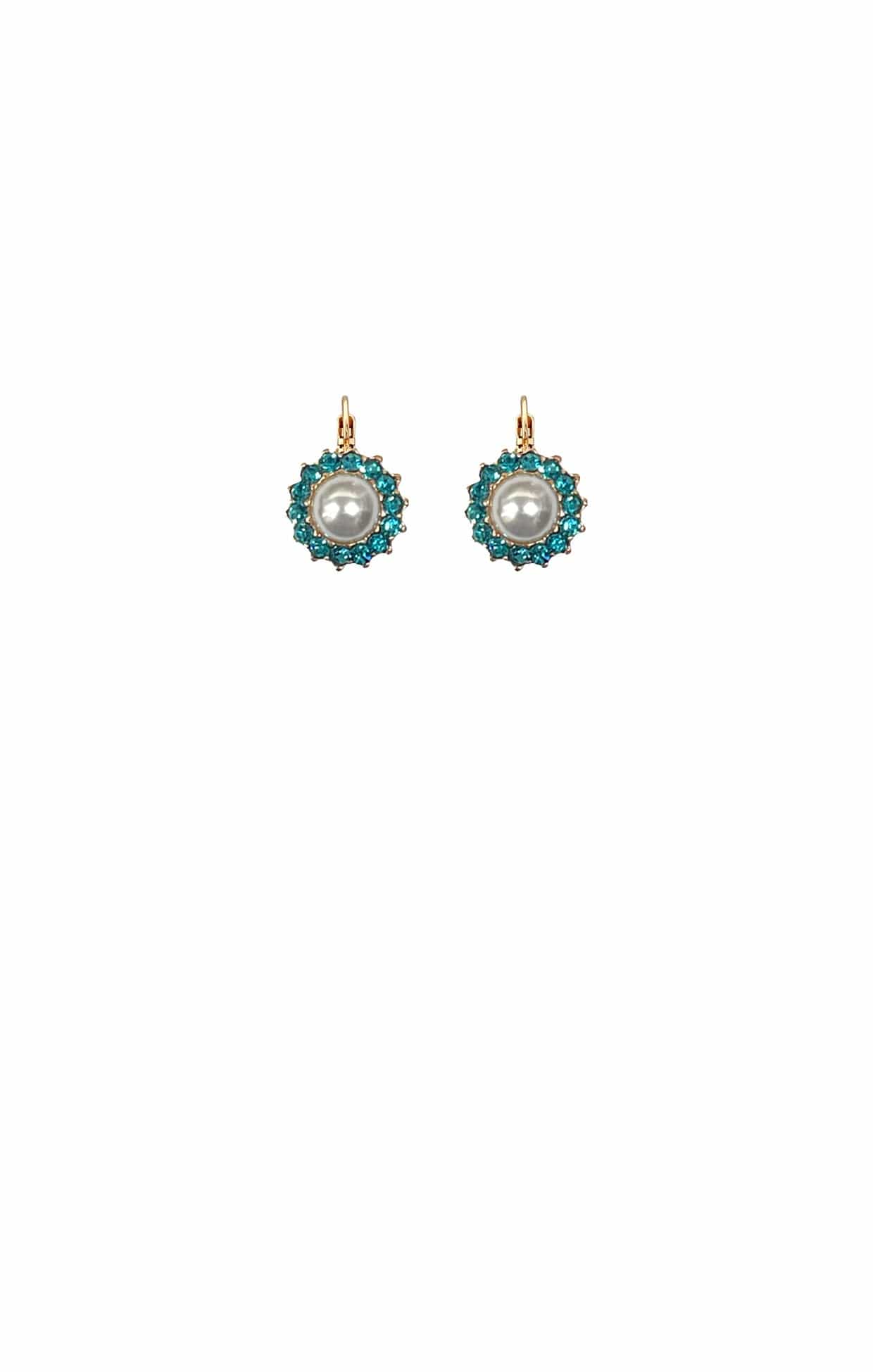 ACCESSORIES Earrings One Size / Blue MIAMI EARRING IN PEARL TURQUOISE