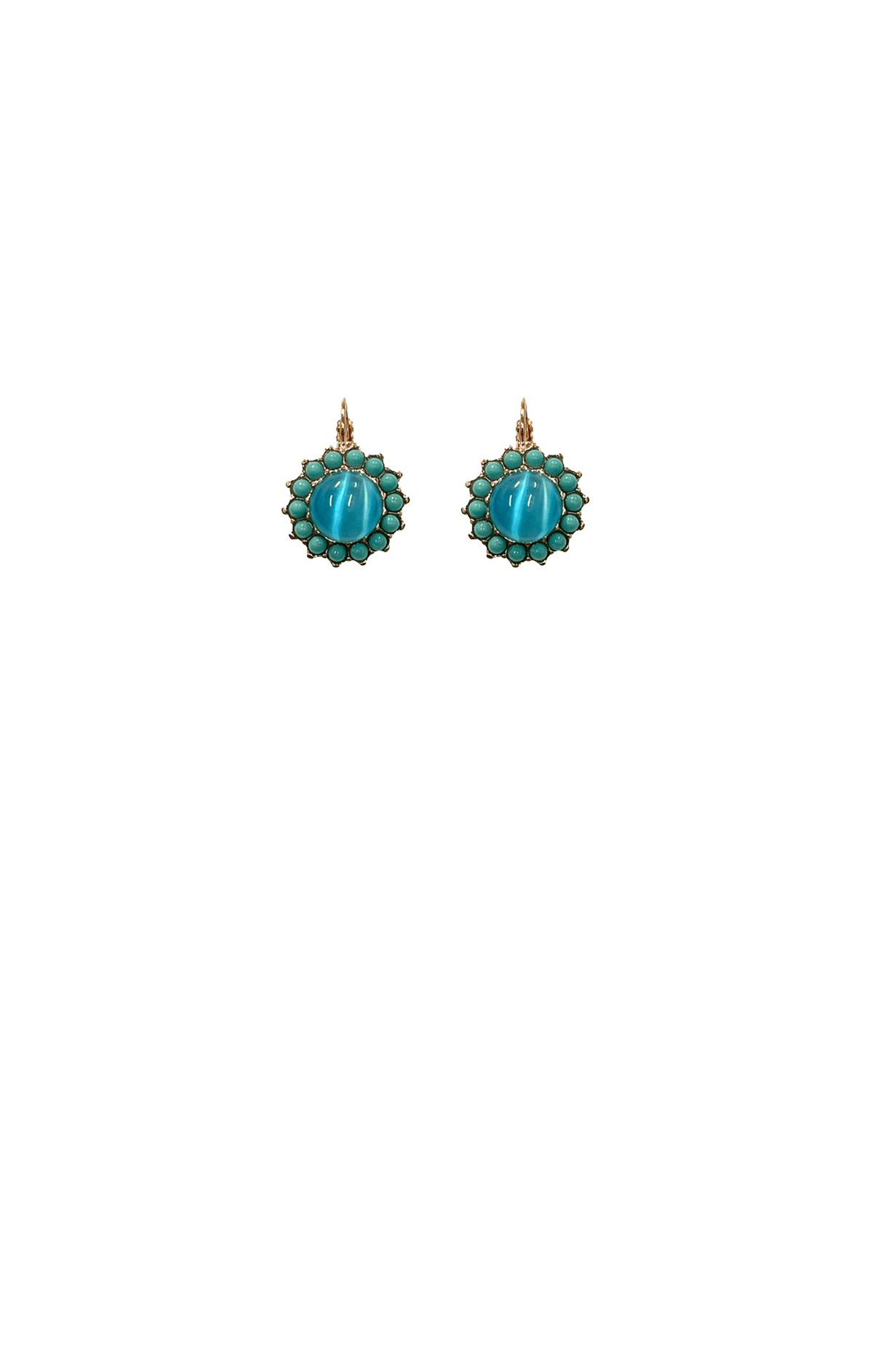 ACCESSORIES Earrings One Size / Blue MIAMI EARRING IN TURQUOISE