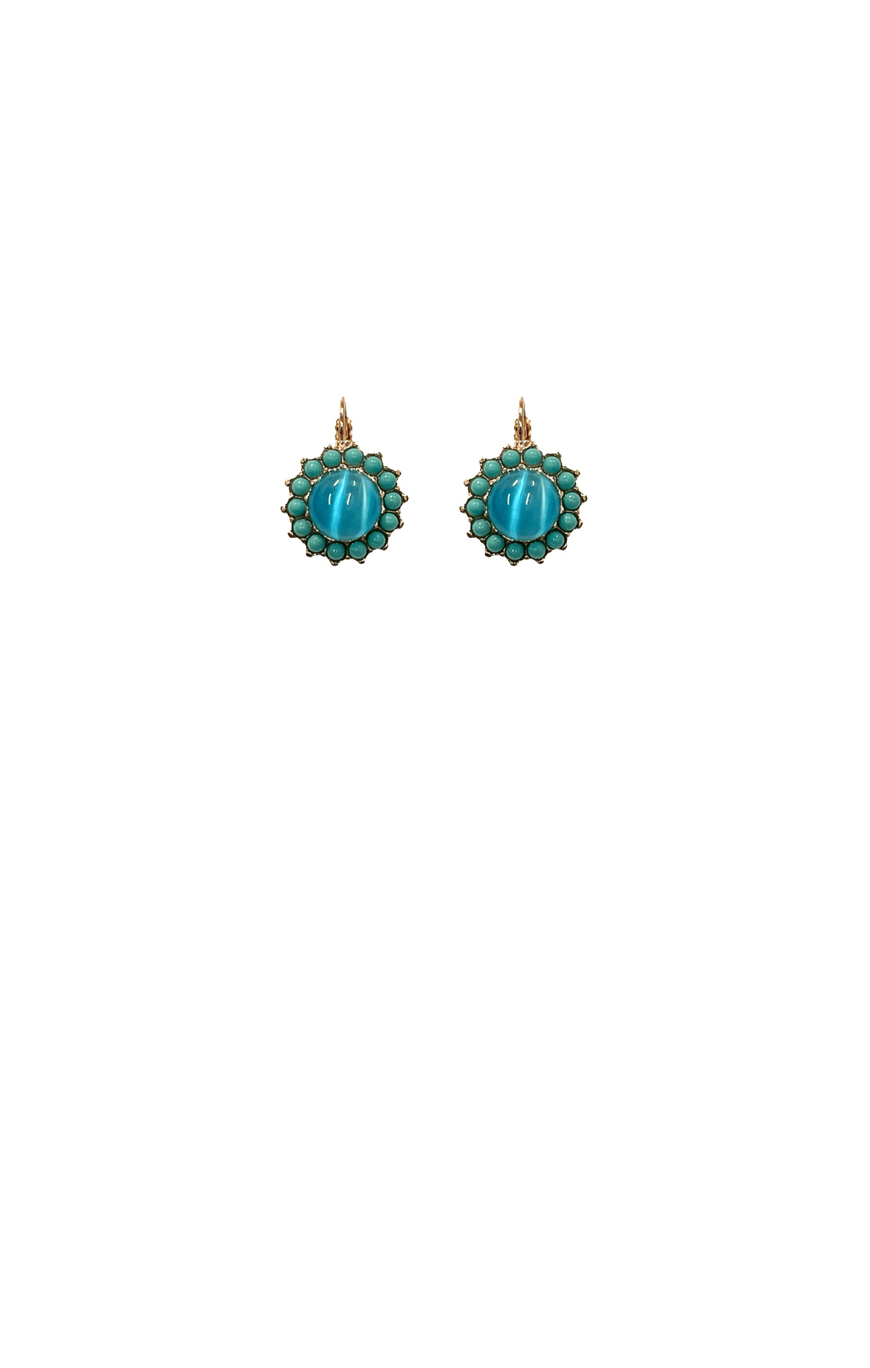 ACCESSORIES Earrings One Size / Blue MIAMI EARRING IN TURQUOISE