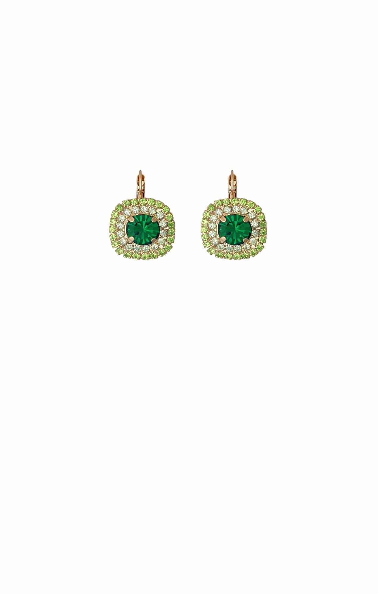 ACCESSORIES Earrings OS / EMERALD OASIS MONACO EARRING IN EMERALD OASIS