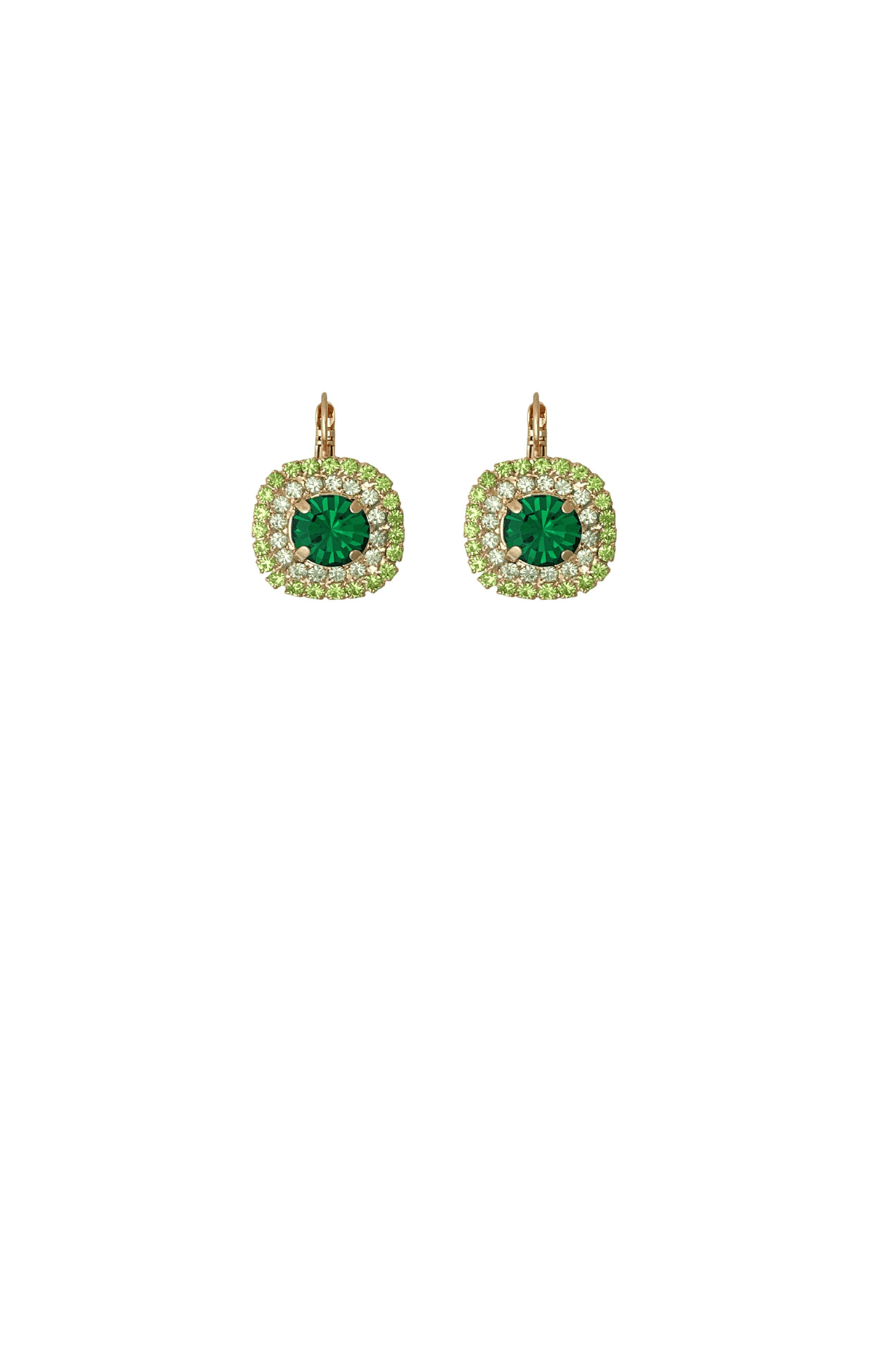 ACCESSORIES Earrings OS / EMERALD OASIS MONACO EARRING IN EMERALD OASIS