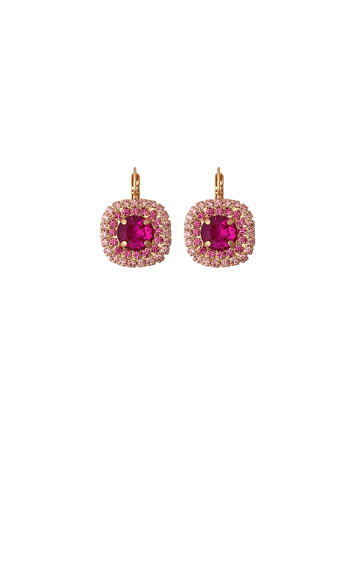 ACCESSORIES Earrings OS / RASPBERRY PINK MONACO EARRING IN RASPBERRY PINK