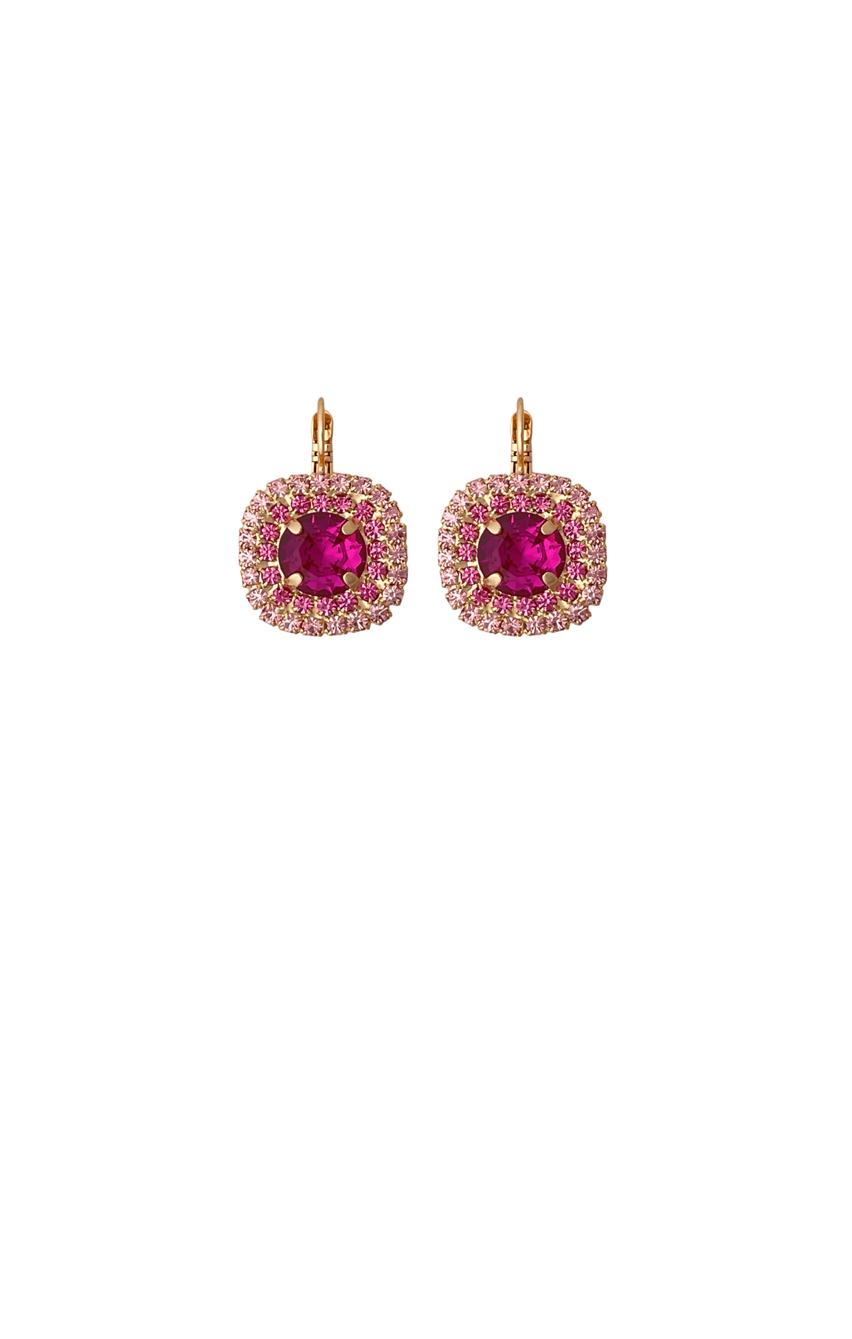 ACCESSORIES Earrings OS / RASPBERRY PINK MONACO EARRING IN RASPBERRY PINK