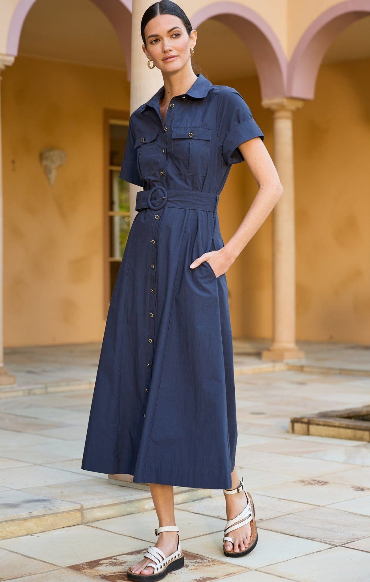 Dresses MORGAN DRESS IN NAVY