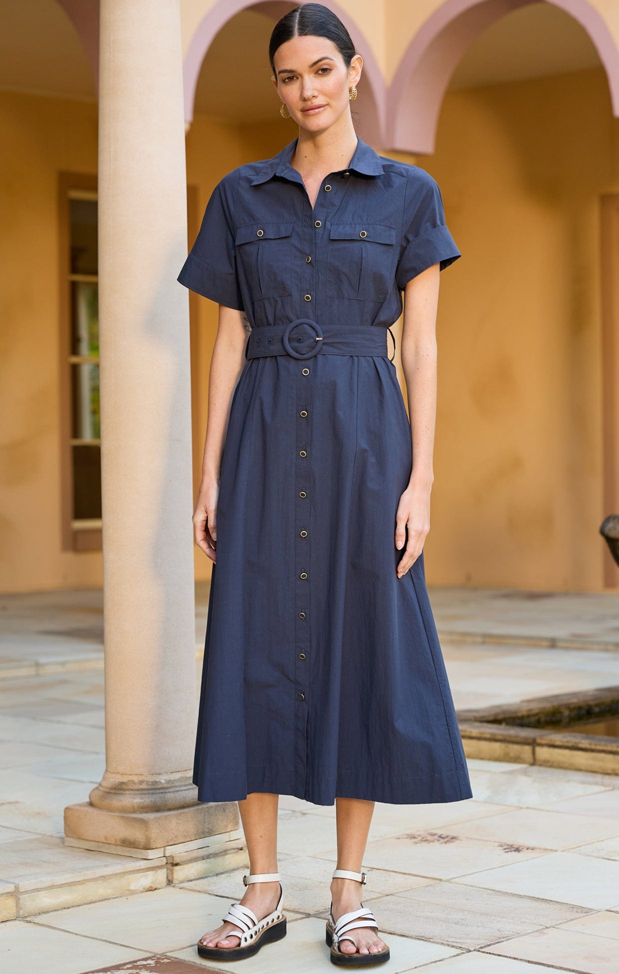 Dresses MORGAN DRESS IN NAVY