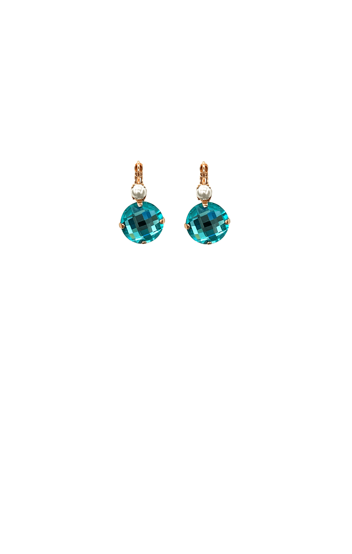 ACCESSORIES Earrings One Size / Blue PRAGUE EARRING IN PEARL AND TURQUOISE