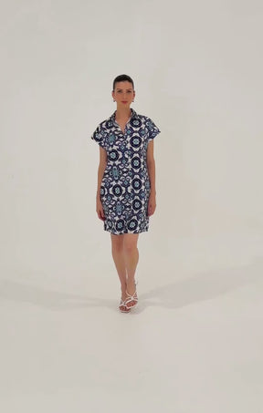 KING FISHER SHIFT DRESS