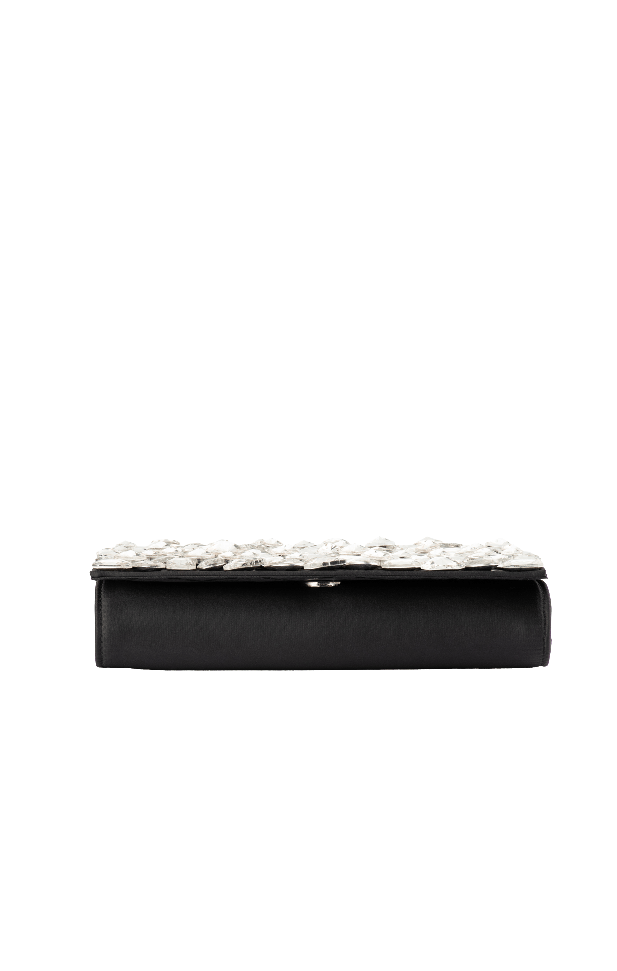 ACCESSORIES Bags Clutches OS / BLACK RENATA CRYSTAL ENCRUSTED CLUTCH IN BLACK