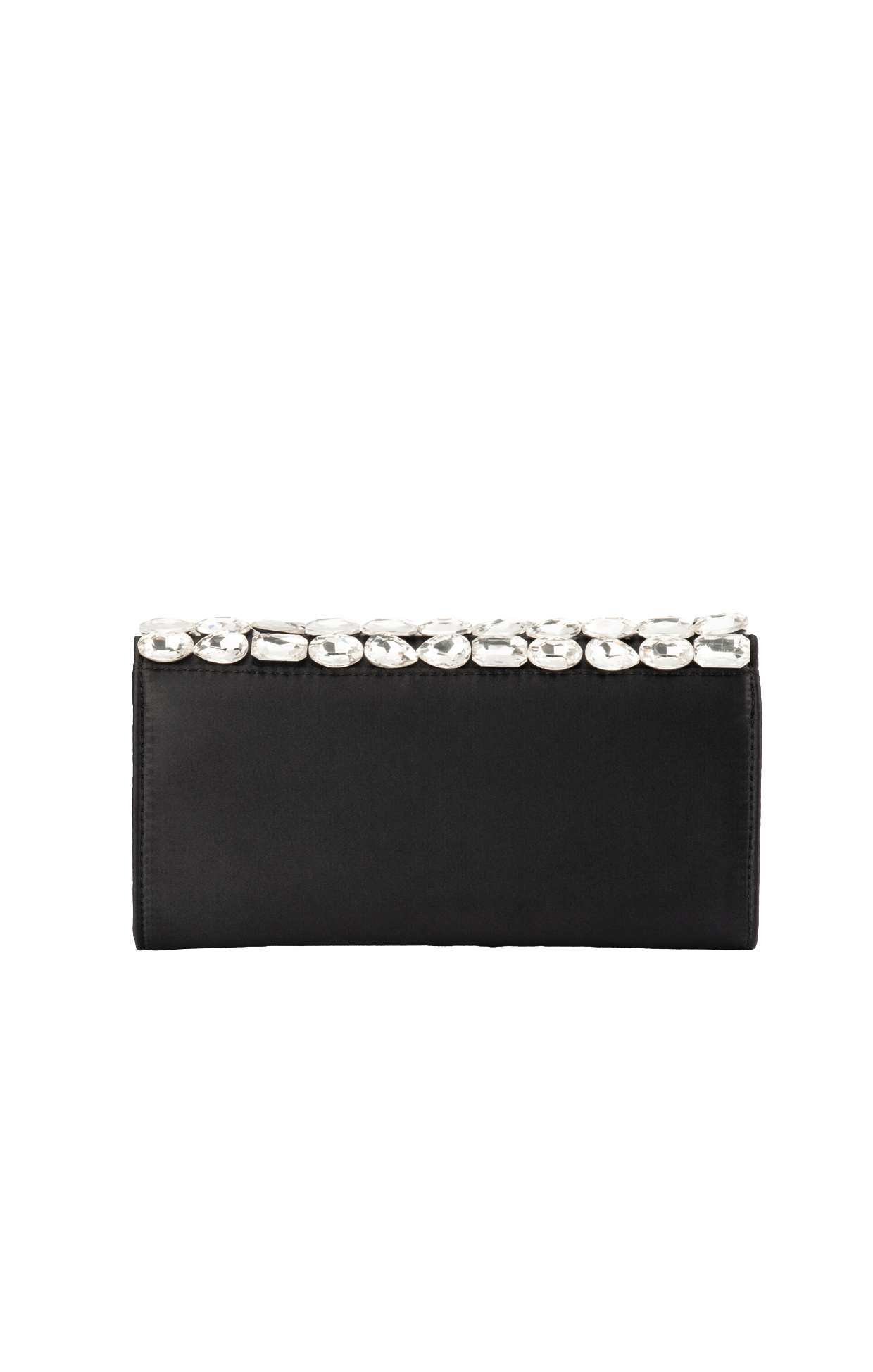 ACCESSORIES Bags Clutches OS / BLACK RENATA CRYSTAL ENCRUSTED CLUTCH IN BLACK