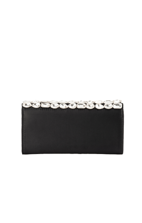 ACCESSORIES Bags Clutches OS / BLACK RENATA CRYSTAL ENCRUSTED CLUTCH IN BLACK