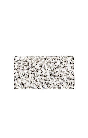 ACCESSORIES Bags Clutches OS / BLACK RENATA CRYSTAL ENCRUSTED CLUTCH IN BLACK