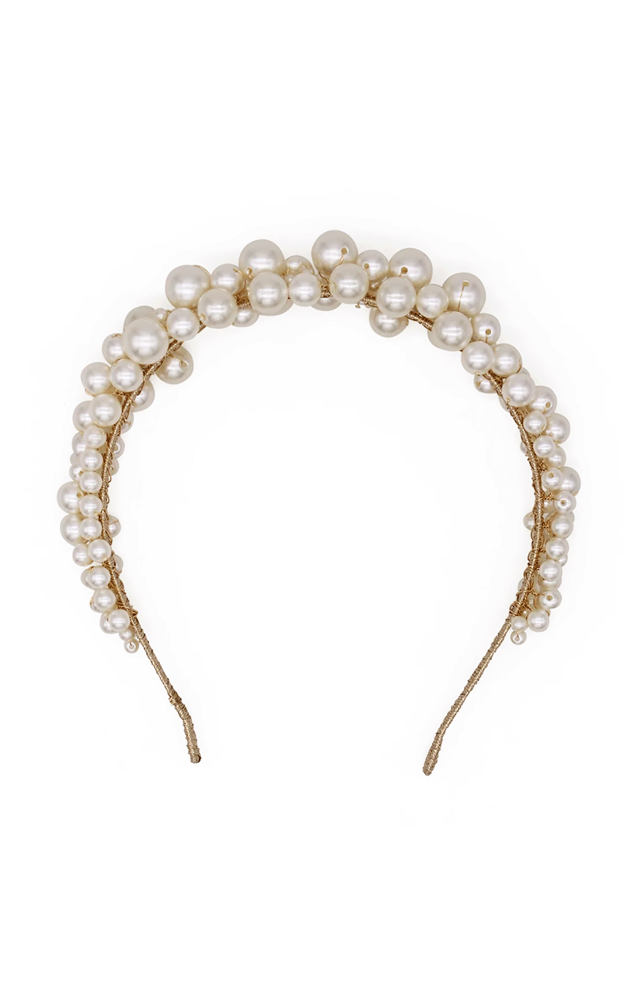 ACCESSORIES Headbands OS / NEUTRAL ROCHELLE HEADBAND IN PEARL