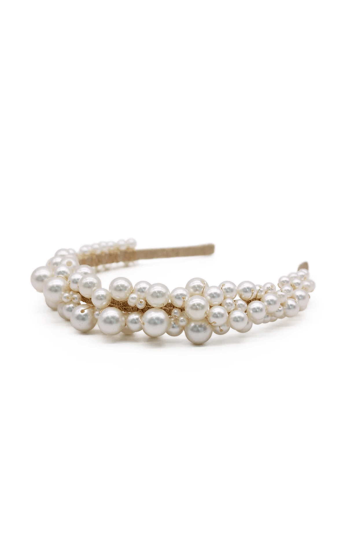 ACCESSORIES Headbands OS / NEUTRAL ROCHELLE HEADBAND IN PEARL