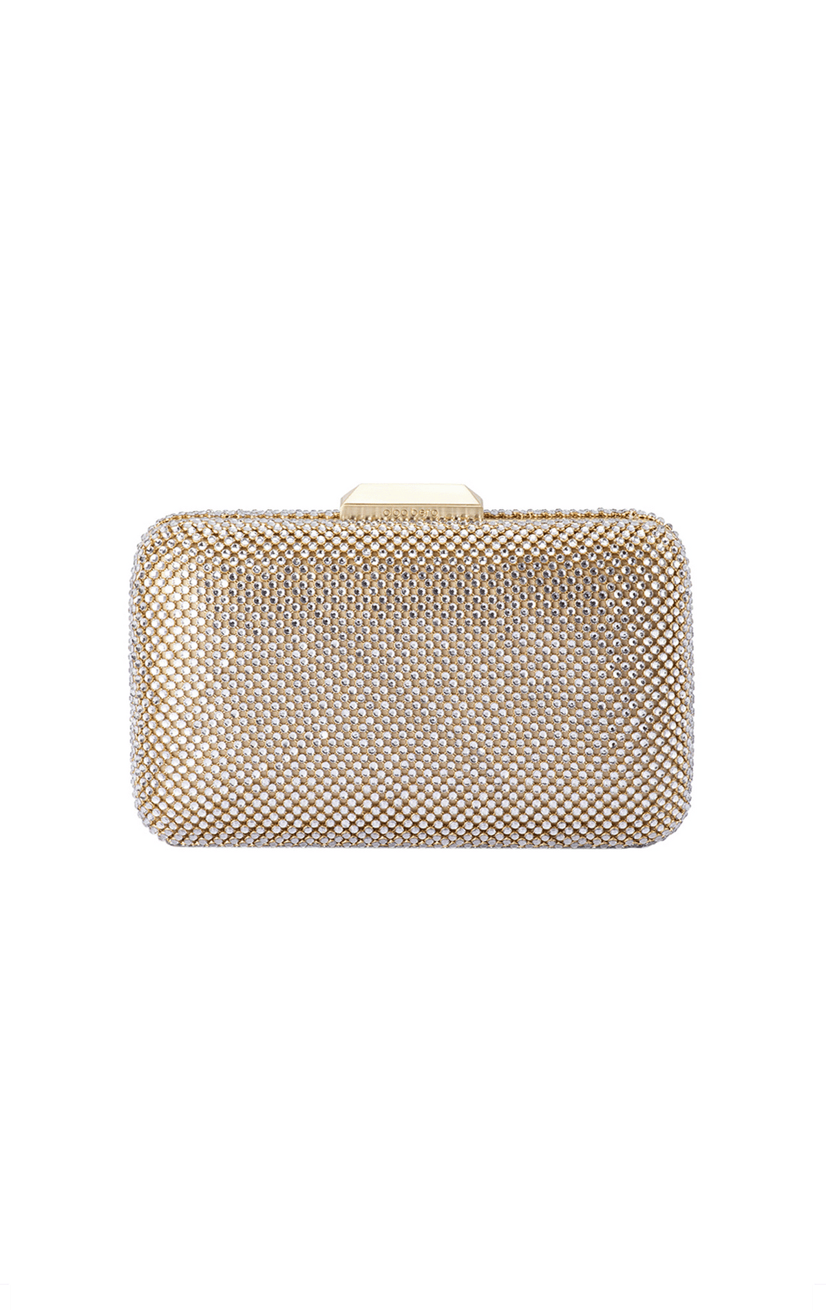 Bags OS / CHAMPAGNE RONNY CRYSTAL MESH CLUTCH IN CHAMPAGNE