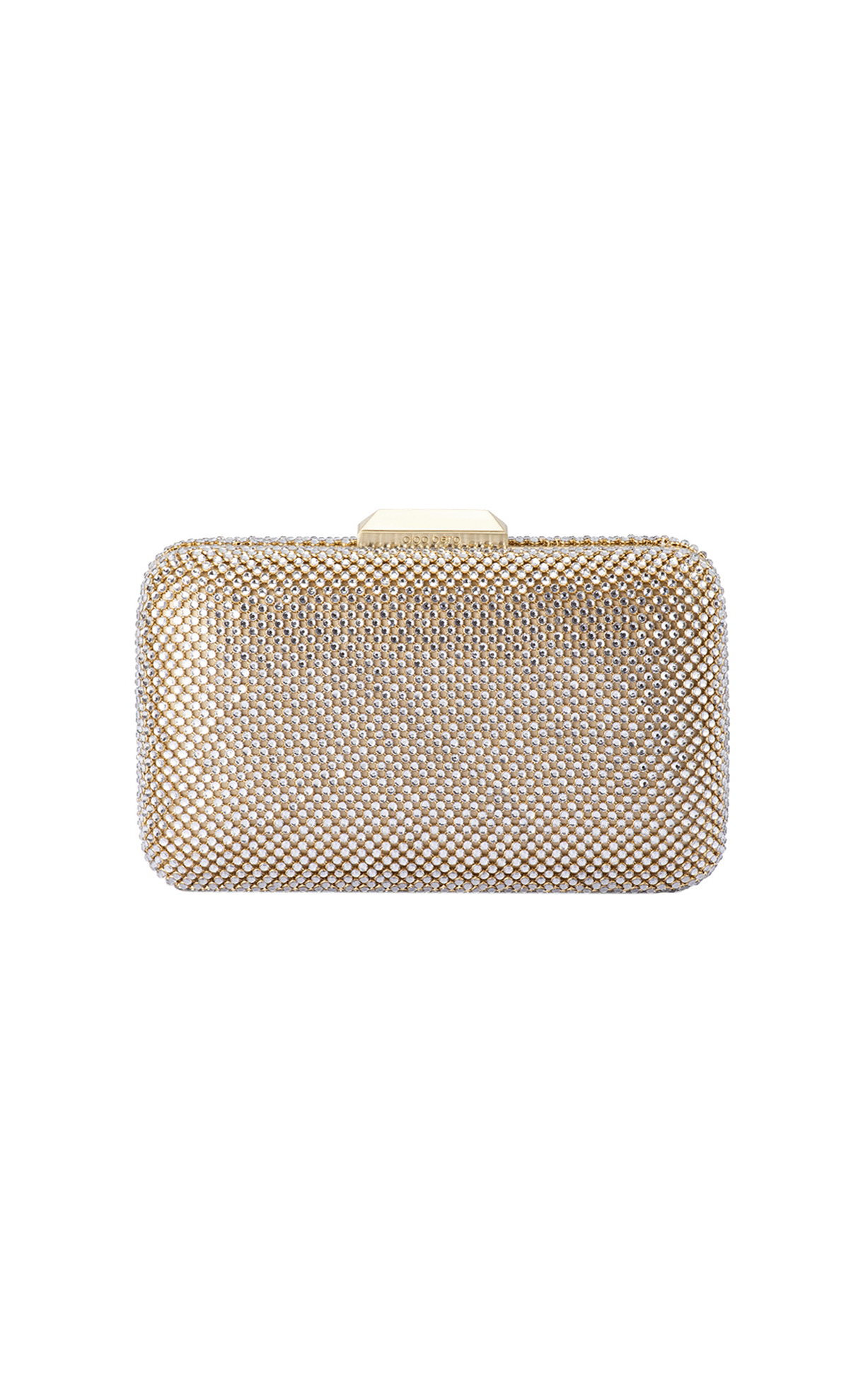 Bags OS / CHAMPAGNE RONNY CRYSTAL MESH CLUTCH IN CHAMPAGNE