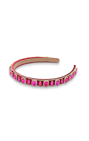 Headbands OS / HOT PINK SABINE HEADBAND IN HOT PINK