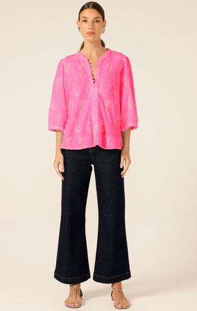 Tops SCARLETT COTTON SHIRT IN SHRINE PINK