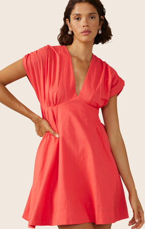 Dresses SUNLIGHT MINI DRESS IN HIBISCUS PINK