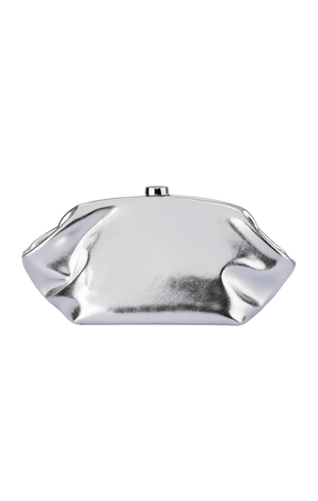 Bags OS / SILVER TALLY METALLIC CLUTCH IN SILVER