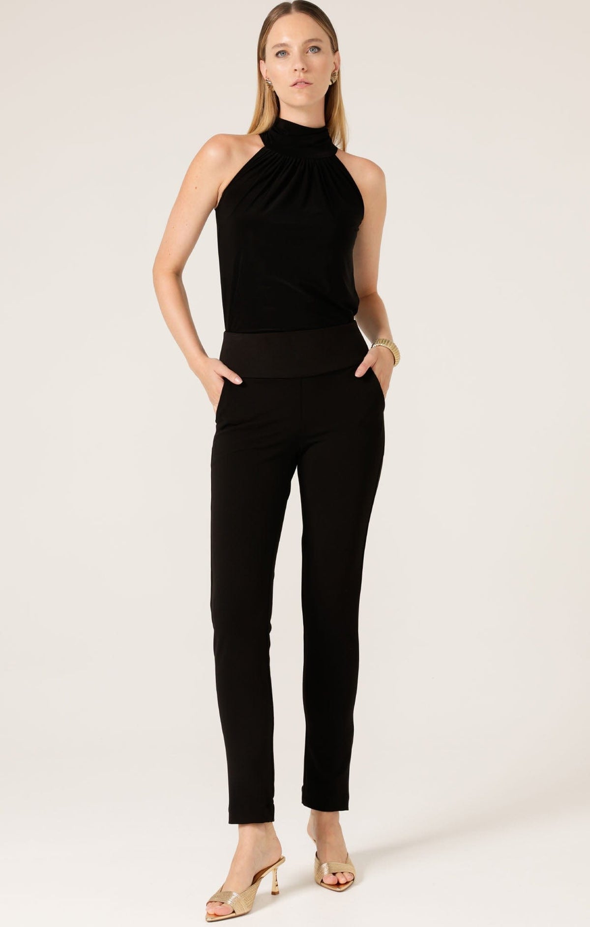 Pants Multi Occasion TAPERED LEG PANT IN BLACK