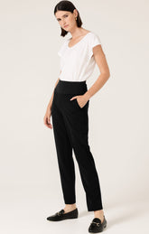 Pants Multi Occasion TAPERED LEG PANT IN BLACK