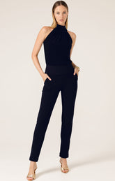 Pants Multi Occasion TAPERED LEG PANT IN NAVY