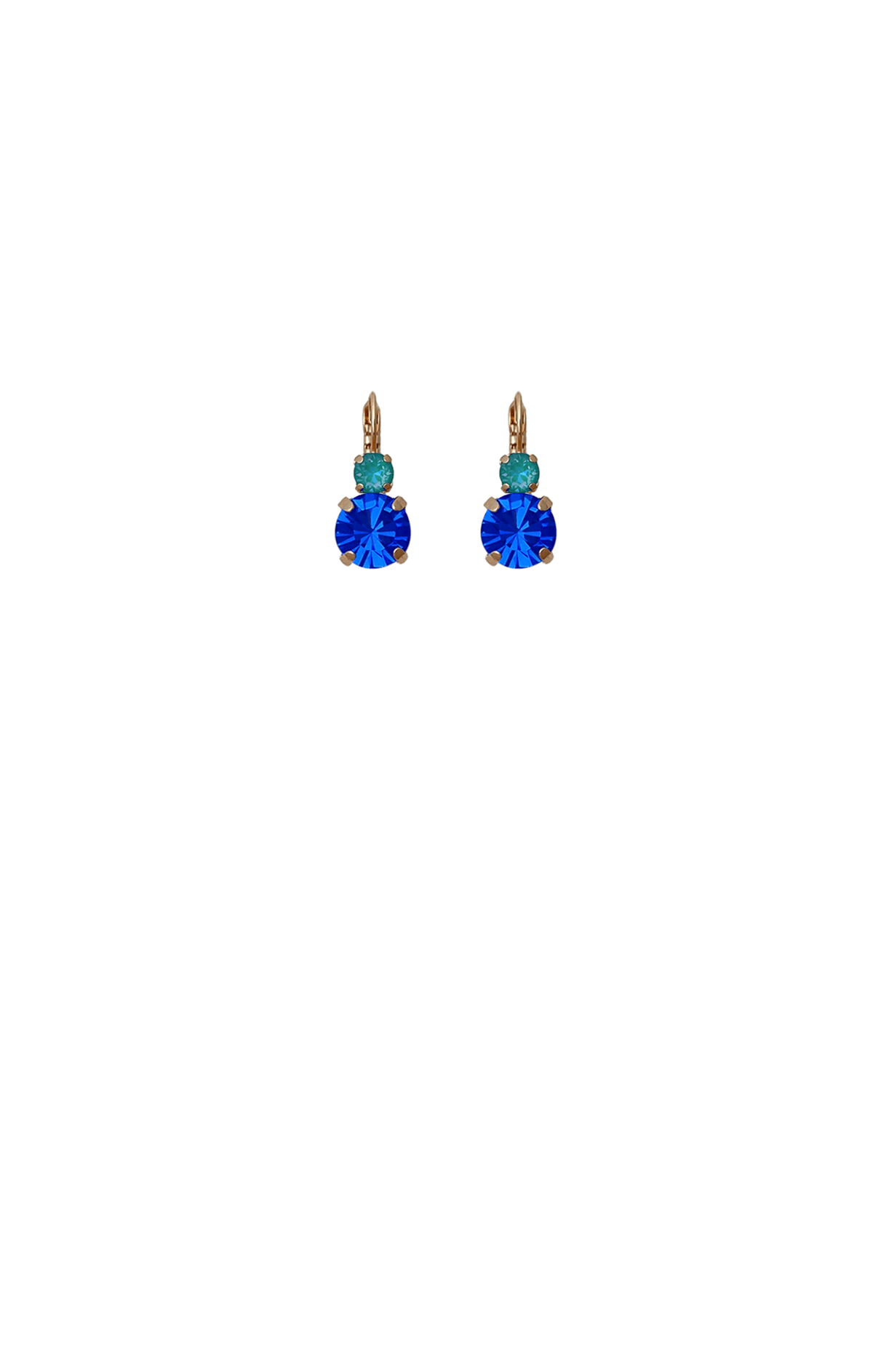 ACCESSORIES Earrings One Size / Blue VENICE EARRING IN AQUA SAPPHIRE