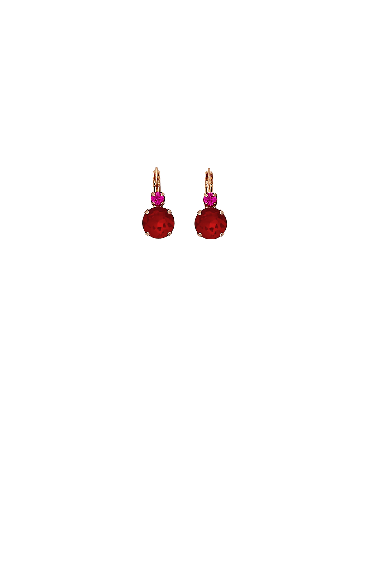 ACCESSORIES Earrings One Size / Red VENICE EARRING IN RUBY RUBELITE