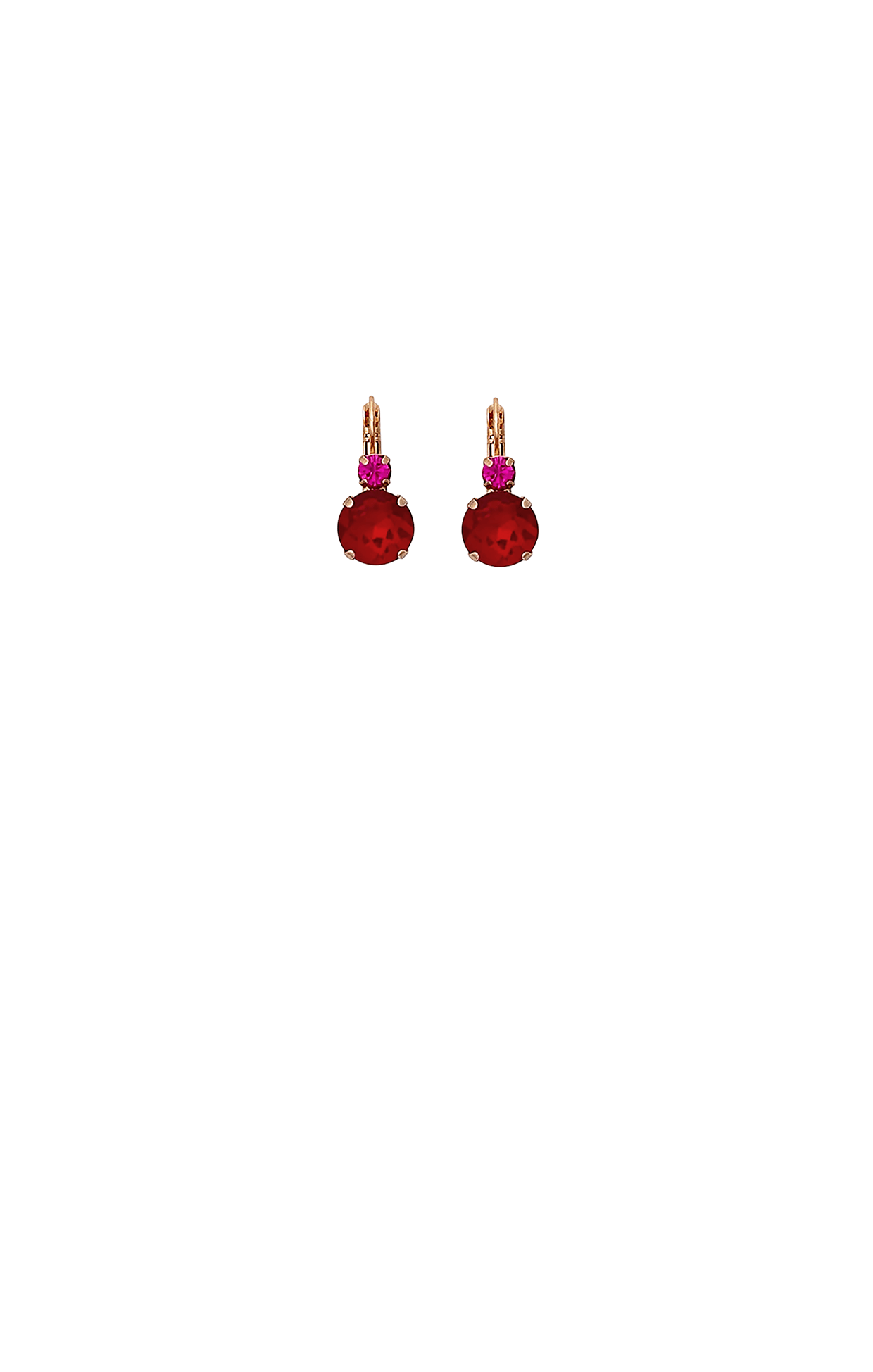 ACCESSORIES Earrings One Size / Red VENICE EARRING IN RUBY RUBELITE