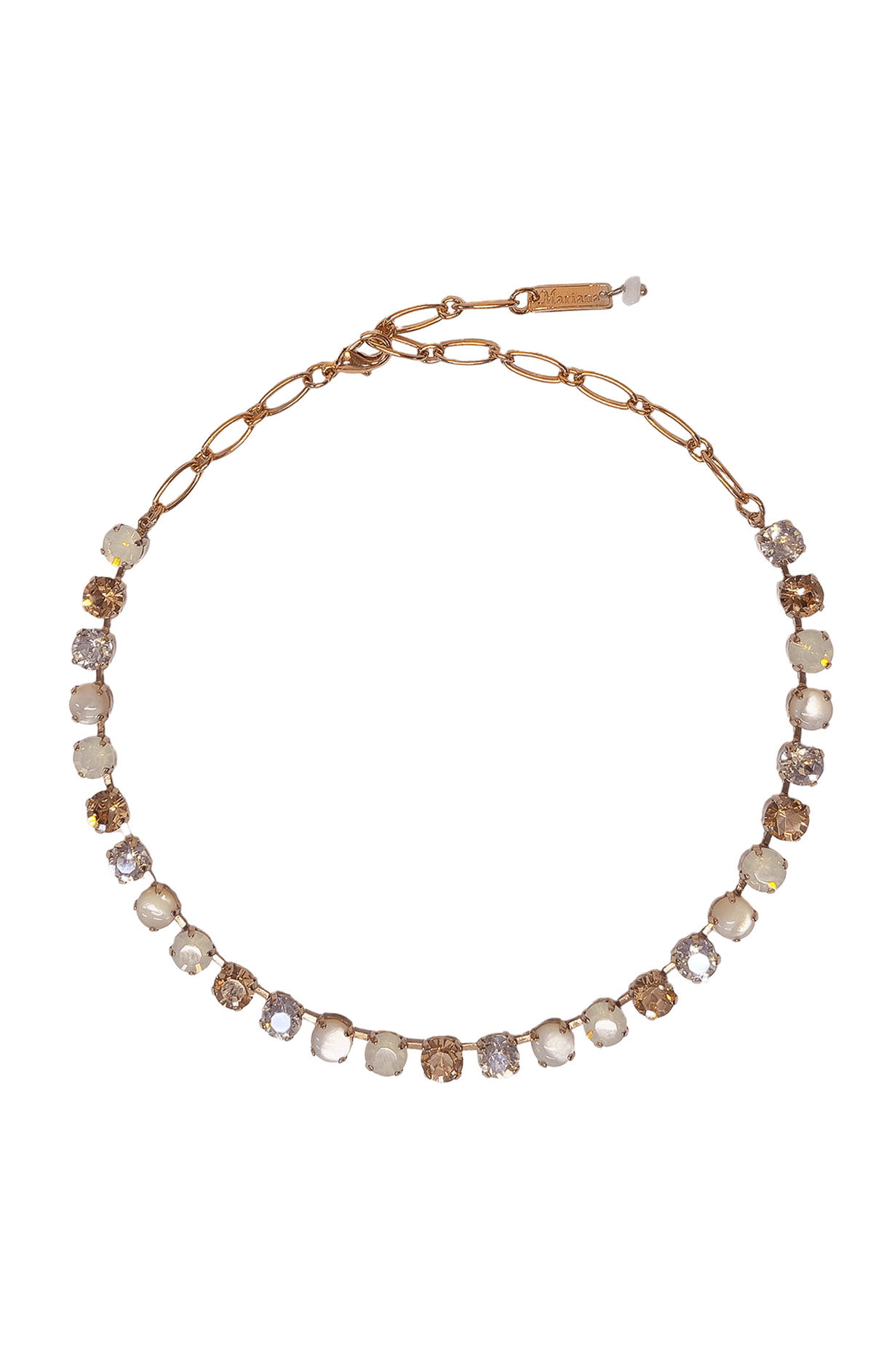 ACCESSORIES Necklaces One Size / CHAMPAGNE PEARL VIENNA NECKLACE IN CHAMPAGNE PEARL