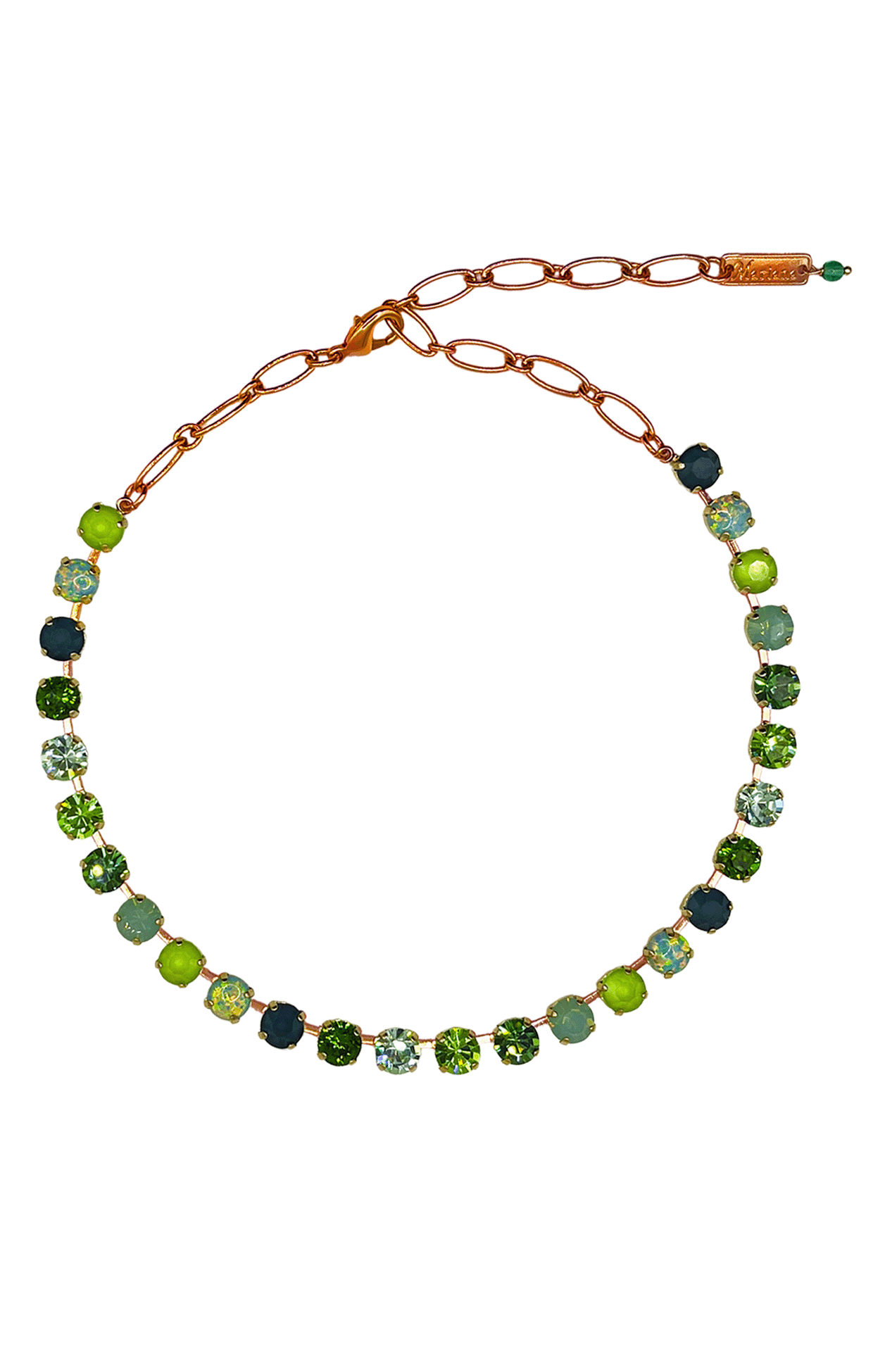 ACCESSORIES Necklaces One Size / GREEN MULTI VIENNA NECKLACE IN GREEN MULTI