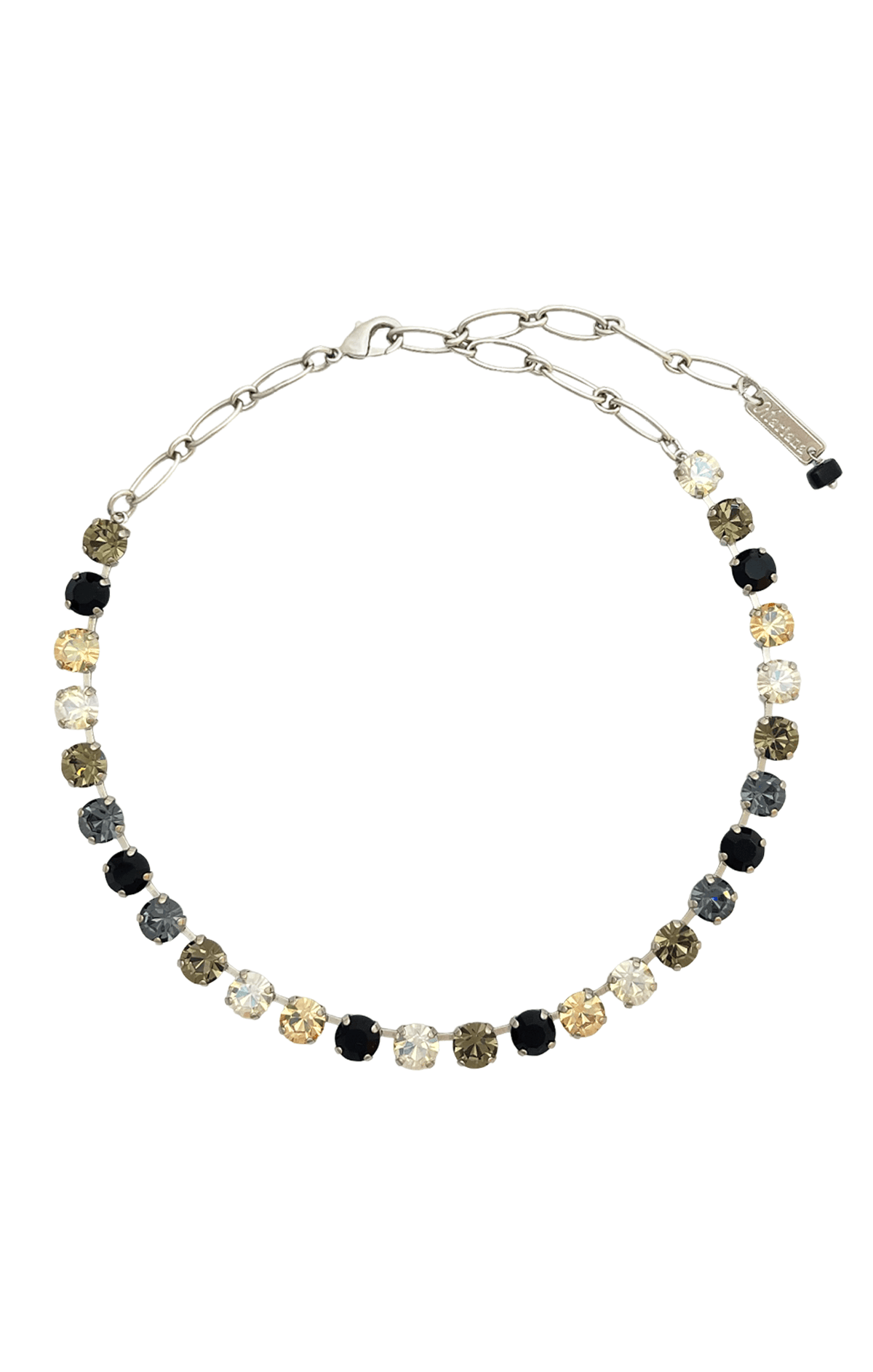 ACCESSORIES Necklaces OS / RHODIUM/MIDNIGHT VIENNA NECKLACE IN RHODIUM - MIDNIGHT