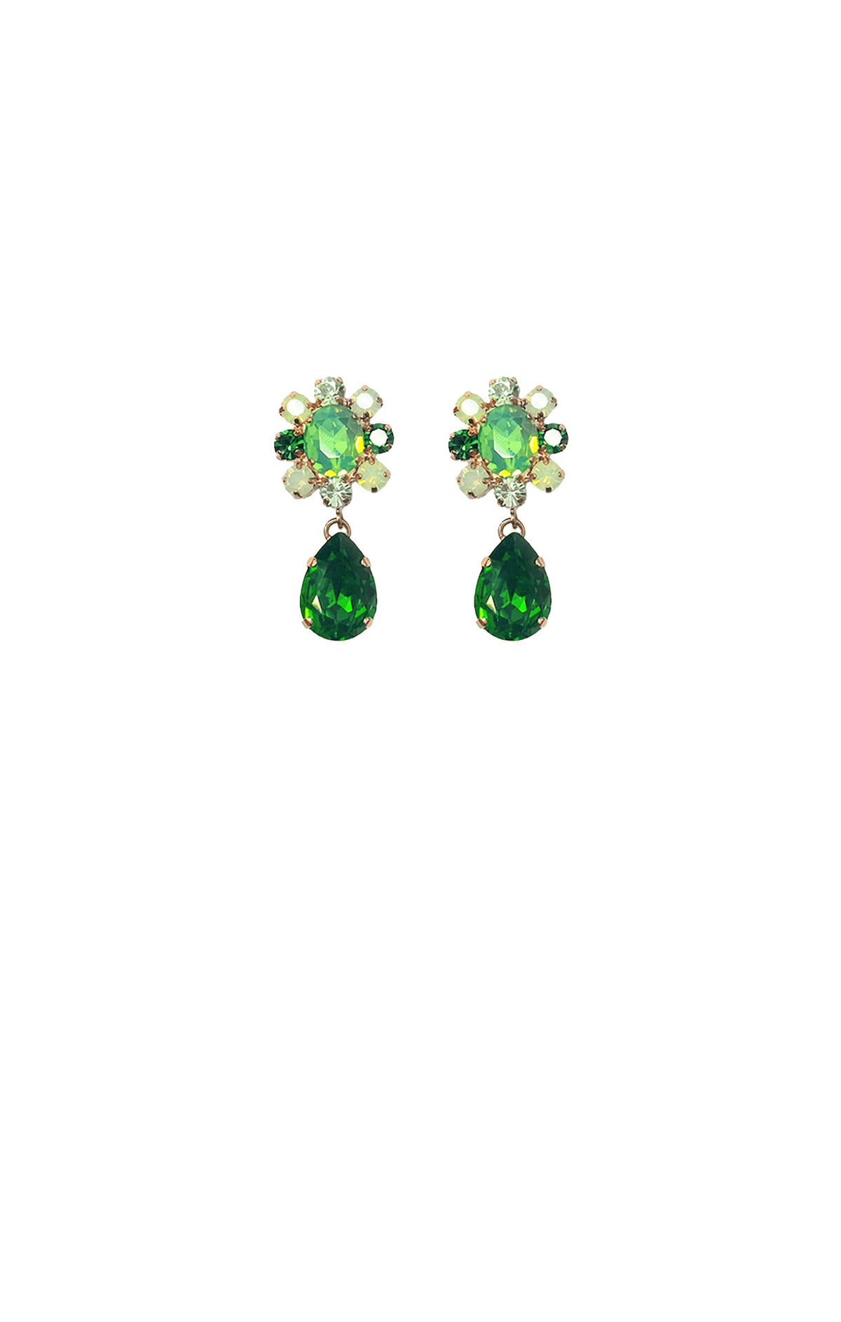 ACCESSORIES Earrings One Size / Green ZURICH EARRING IN EMERALD