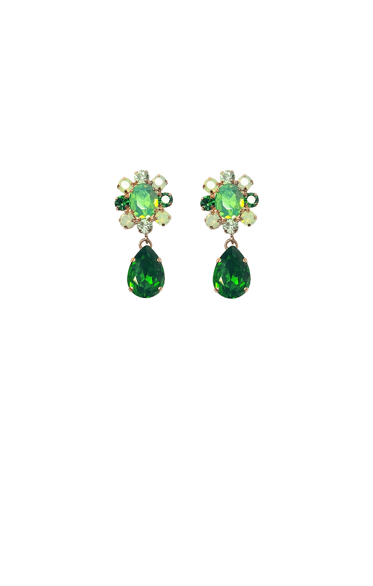 ACCESSORIES Earrings One Size / Green ZURICH EARRING IN EMERALD