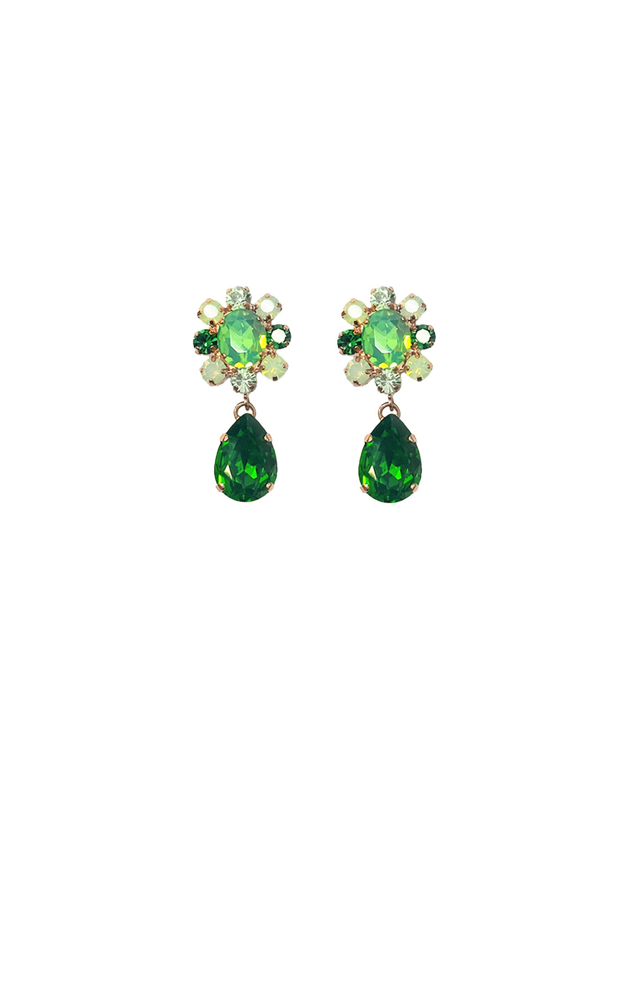 ACCESSORIES Earrings One Size / Green ZURICH EARRING IN EMERALD