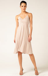 Dresses Multi Occasion CROSS OVER SLIP DRESS IN NUDE