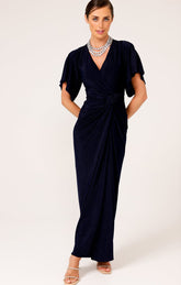 Dresses Events THE EMPORIUM MAXI IN NAVY LUREX